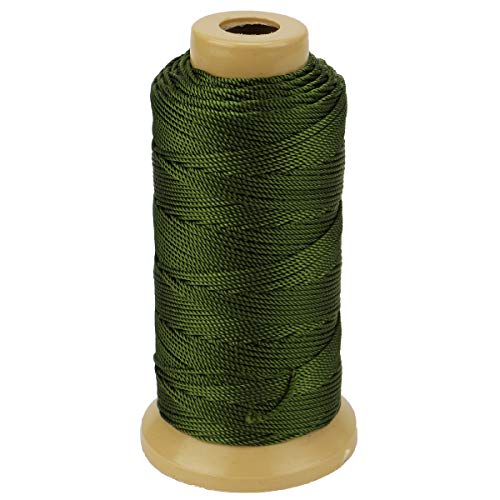 Nylon Schnur für die Gartenarbeit Markieren von DIY-Projekten Basteln von Mauerwerk (Armeegrün, 1.5mm-328 feet) von McFanBe