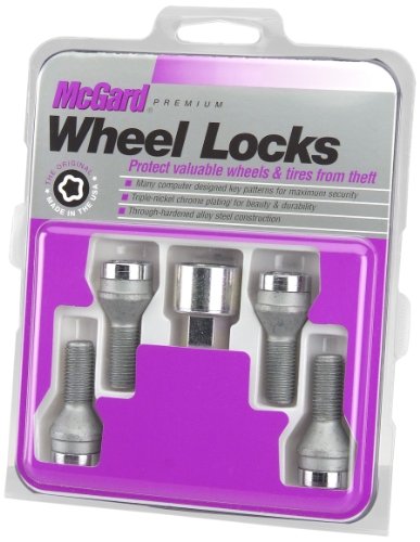 McGard 27216 Chrome Bolt Style Cone Seat Wheel Lock Set by McGard von McGard