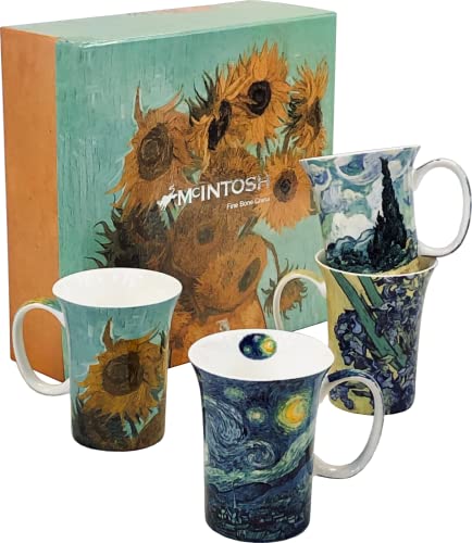 McIntosh Trading Van Gogh Tassen-Set, 4 Stück von McIntosh