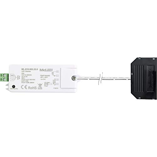 McLED RF-Empfänger mit 6-fach Verteiler für einfarbige LED-Bänder und Leuchten, Kunststoff hellgrau von McLED