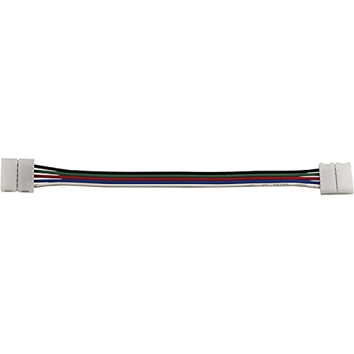 McLED Verbindungsleitung mit 2 Clips für LED RGBW Bänder, LED-Verbinder mit starker Verbindung, 24 V/DC 170mm von McLED