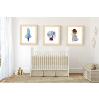 Mädchen Zimmer Dekor, Kinderzimmer, Drei Drucke von McLaughlinArtShop
