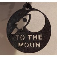 To The Moon Ornament von McMaster3D