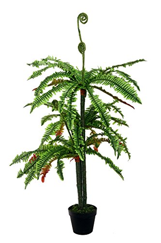 McPalms Farn 1,10 m mit 3 Stämmen Kunstpflanze Kunstblume Kunstbaum von McPalms