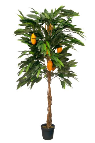 McPalms Mangobaum 1,50 m Kunstbaum Kunstpflanze künstlich von McPalms