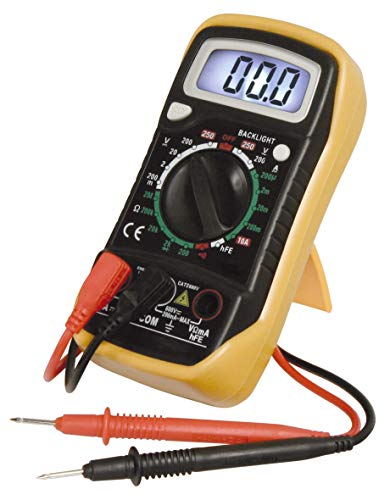 McPower Digitalmultimeter M-730L | 19 Messbereiche | DataHold-Funktion | Displaybeleuchtung | Transistortest | Robust & handlich McPower Digitalmultimeter M-730L | 19 Messbereiche | DataHold-Funktion | Displaybeleuchtung | Transistortest | Robust & handlich von McPower
