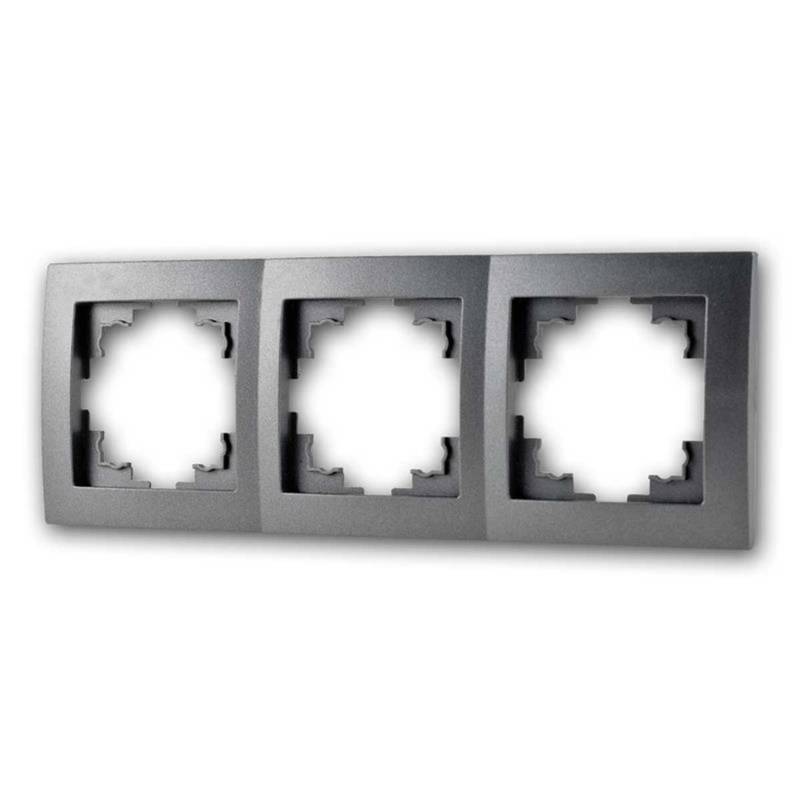 McPower FLAIR Rahmen 3-Fach Anthrazit Dreifachrahmen McPower FLAIR Rahmen 3-Fach Anthrazit Dreifachrahmen von McPower