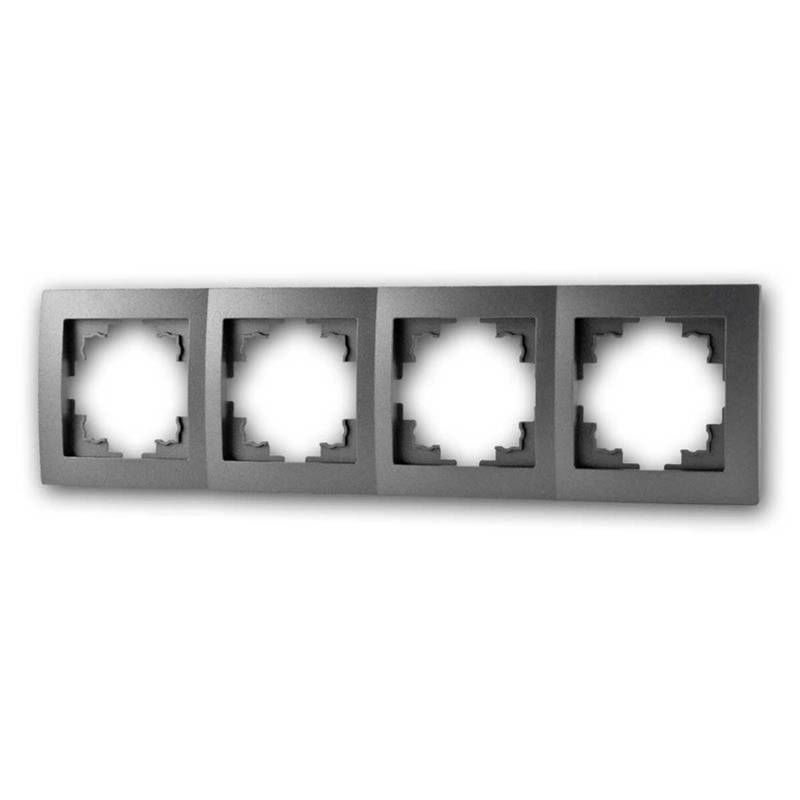 McPower FLAIR Rahmen 4-Fach Anthrazit Vierfachrahmen McPower FLAIR Rahmen 4-Fach Anthrazit Vierfachrahmen von McPower