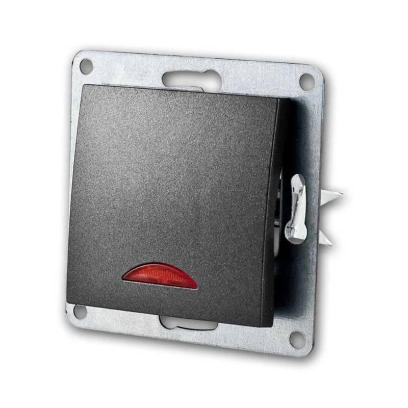 McPower FLAIR Schalter Anthrazit 250V10A Orientierungsleuch von McPower