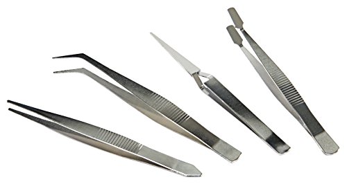 MC POWER Pinzetten-Set „PZS-104“ | 4-teilig, 110 mm | Präzisionswerkzeug für Elektronik, Modellbau, Haushalt MC POWER Pinzetten-Set „PZS-104“ | 4-teilig, 110 mm | Präzisionswerkzeug für Elektronik, Modellbau, Haushalt von McPower