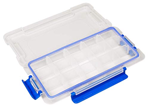 McPower Sortimentskasten 232x120x35mm | 15 Fächer | variable Einteilung | Sicherheitsverschluss | Staubdicht | Werkzeugbox von McPower