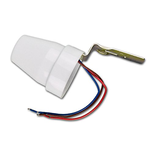 Dämmerungsschalter Dimmer Lichtdimmer 150mm Kabel 230V/10A kompakt von McShine