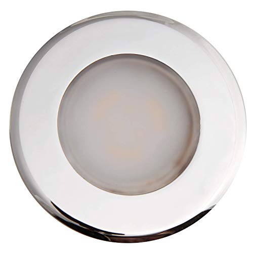 McShine - LED Einbauleuchte Deckenlampe | LEBL-36 | 2W, 150 lm, 230V, warmweiß, 3000K, chrom von McShine