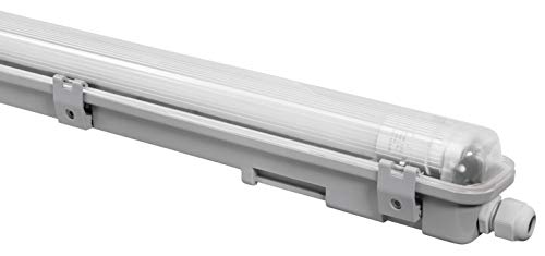 McShine - LED Feuchtraumleuchte | 18W, 120cm, neutralweiß, TÜV | IP65 Kellerleuchte für feuchte und staubige Räume von McShine