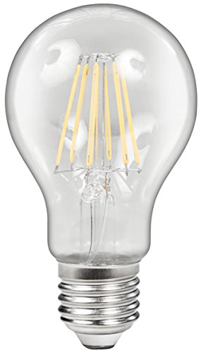 McShine LED Filament Glühlampe McShine ''Filed'', E27, 7,5W, 800 lm, warmweiß, dimmbar, klar von McShine