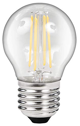 McShine - LED Filament Tropfenlampe | FILED | E27, 4W, 470 lm, warmweiß, klar von McShine