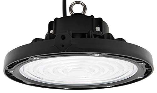 McShine - LED-UFO-Hallenstrahler | UFO-109 | 100W, 14.000 lm, neutralweiß, 4000K, Schutzklasse IP66, 90°, 90-305V von McShine