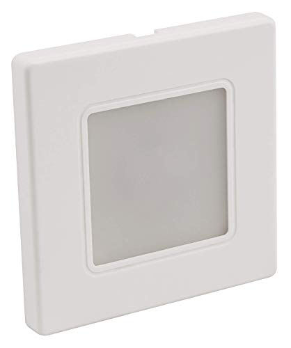 McShine - LED Wand-Einbauleuchte Lampe | LWE-86W | 2,2W, 180 lm, warmweiß, weißer Rahmen von McShine