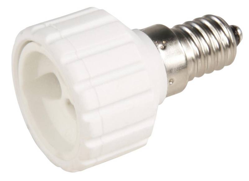 McShine Lampenfassung Lampensockel-Adapter, E14 auf GU10 von McShine