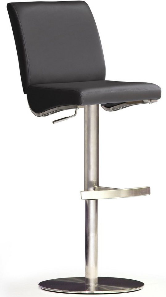 MCA furniture Bistrostuhl BARBECOOL Barhocker Bistrostuhl Tresenhocker, mit Rückenlehne, Bodenplatte rund, 360° drehbar, Sitzhöhe von 55-80cm MCA furniture Bistrostuhl BARBECOOL Barhocker Bistrostuhl Tresenhocker, mit Rückenlehne, Bodenplatte rund, 360° drehbar, Sitzhöhe von 55-80cm von Mca Furniture