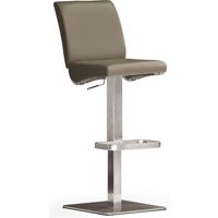 MCA furniture Bistrostuhl "BARBECOOL Barhocker Bistrostuhl Tresenhocker" () mit Rückenlehne, Bodenplatte eckig, 180 drehbar, Sitzhöhe von 55-80cm von Mca Furniture