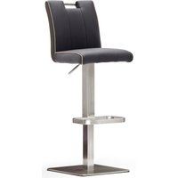 MCA furniture Bistrostuhl "BARBECOOL Barhocker Bistrostuhl Tresenhocker" () mit Rückenlehne, Bodenplatte eckig, 180 drehbar, Sitzhöhe von 55-80cm von Mca Furniture