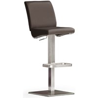 MCA furniture Bistrostuhl "BARBECOOL Barhocker Bistrostuhl Tresenhocker" () mit Rückenlehne, Bodenplatte eckig, 180 drehbar, Sitzhöhe von 55-80cm von Mca Furniture