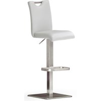 MCA furniture Bistrostuhl "BARBECOOL Barhocker Bistrostuhl Tresenhocker" () mit Rückenlehne, Bodenplatte eckig, 180 drehbar Sitzhöhe von 55-80 cm von Mca Furniture