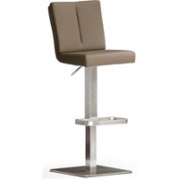 MCA furniture Bistrostuhl "BARBECOOL Barhocker Bistrostuhl Tresenhocker" () mit Rückenlehne, Bodenplatte eckig, 180drehbar, Sitzhöhe von 56-81 cm von Mca Furniture