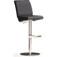 MCA furniture Bistrostuhl "BARBECOOL Barhocker Bistrostuhl Tresenhocker" () mit Rückenlehne, Bodenplatte rund, 360 drehbar, Sitzhöhe von 55-80cm von Mca Furniture