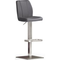 MCA furniture Bistrostuhl "BARBECOOL Barhocker Bistrostuhl Tresenhocker" () mit Rückenlehne,Bodenplatte eckig, 180 drehbar, Sitzhöhe von 56-81 cm von Mca Furniture