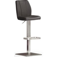 MCA furniture Bistrostuhl "BARBECOOL Barhocker Bistrostuhl Tresenhocker" () mit Rückenlehne,Bodenplatte eckig, 180 drehbar, Sitzhöhe von 56-81 cm von Mca Furniture