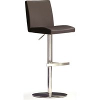 MCA furniture Bistrostuhl "BARBECOOL Barhocker Bistrostuhl Tresenhocker" () mit Rückenlehne,Bodenplatte rund, 360 drehbar, Sitzhöhe von 56-81 cm von Mca Furniture