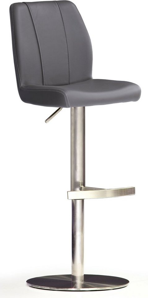 MCA furniture Bistrostuhl BARBECOOL Barhocker Bistrostuhl Tresenhocker, mit Rückenlehne,Bodenplatte rund, 360° drehbar, Sitzhöhe von 56-81 cm MCA furniture Bistrostuhl BARBECOOL Barhocker Bistrostuhl Tresenhocker, mit Rückenlehne,Bodenplatte rund, 360° drehbar, Sitzhöhe von 56-81 cm von Mca Furniture