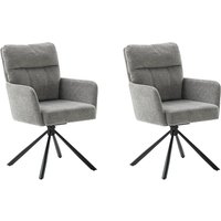 MCA furniture Esszimmerstuhl "UTICA" () (2er-Set), drehbar 180, Taschenfederkern, Sitzhöhe ca. 50 cm von Mca Furniture
