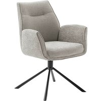 MCA furniture Esszimmerstuhl, Chenilleoptik, (2er-Set), drehbar 360, Belastbarkeit 120 kg, Sitzhöhe ca. 50 cm von Mca Furniture
