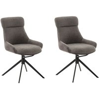 MCA furniture Esszimmerstuhl, Feingewebe, (2er-Set), drehbar 360, Dreh- & Schwingfunktion, Sitzhöhe ca. 50 cm von Mca Furniture