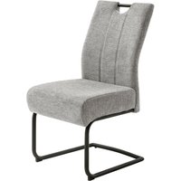 MCA furniture Esszimmerstuhl "AMERY", Chenilleoptik, (2er-Set), Taschenfederkern, Belastbarkeit 150 kg, Sitzhöhe ca. 49 cm von Mca Furniture