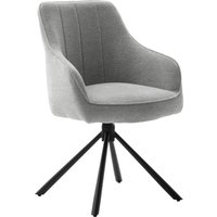 MCA furniture Esszimmerstuhl "KASAMA", Strukturstoff, (2er-Set), 180 drehbar, Belastbarkeit120 kg, Sitzhöhe ca. 51 cm von Mca Furniture