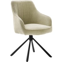 MCA furniture Esszimmerstuhl "KASAMA", Strukturstoff, (2er-Set), 180 drehbar, Belastbarkeit120 kg, Sitzhöhe ca. 51 cm von Mca Furniture