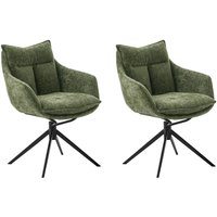 MCA furniture Esszimmerstuhl "PARKER" () (2er-Set), drehbar 360, Dreh- & Schwingfunktion, Belastbarkeit 120 kg von Mca Furniture