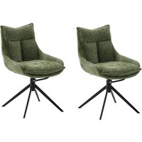 MCA furniture Esszimmerstuhl "PARKER" () (2er-Set), drehbar 360, Dreh- & Schwingfunktion, Belastbarkeit 120 kg von Mca Furniture