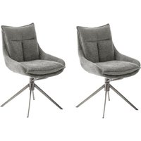 MCA furniture Esszimmerstuhl "PARKER" () (2er-Set), drehbar 360, Dreh- & Schwingfunktion, Belastbarkeit 120 kg von Mca Furniture