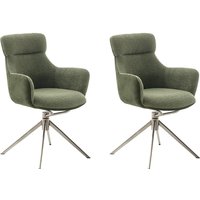MCA furniture Esszimmerstuhl "PELION" () (2er-Set), drehbar 360, Dreh- & Schwingfunktion, Sitzhöhe ca. 50 cm von Mca Furniture