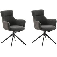 MCA furniture Esszimmerstuhl "PELION" () (2er-Set), drehbar 360, Dreh- & Schwingfunktion, Sitzhöhe ca. 50 cm von Mca Furniture