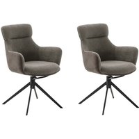 MCA furniture Esszimmerstuhl "PELION" () (2er-Set), drehbar 360, Dreh- & Schwingfunktion, Sitzhöhe ca. 50 cm von Mca Furniture