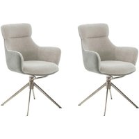 MCA furniture Esszimmerstuhl "PELION" () (2er-Set), drehbar 360, Dreh- & Schwingfunktion, Sitzhöhe ca. 50 cm von Mca Furniture