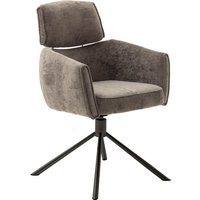 MCA furniture Esszimmerstuhl "QUEBEC", (Set), 2 St., (2er-Set), 360 drehbar, Taschenfederkern, Sitzhöhe ca. 51 cm von Mca Furniture