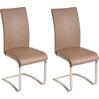MCA furniture Freischwinger "Arco", (Set), 6 St., Kunstleder, 2er-, 4er-, 6er-Set, Stuhl belastbar bis 130 Kg von Mca Furniture