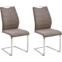 MCA furniture Freischwinger "Ferrera", (Set), 2 St., (2er-Set), Komfortsitzhöhe von ca. 48 cm, Schwingstühle mit Griff von Mca Furniture